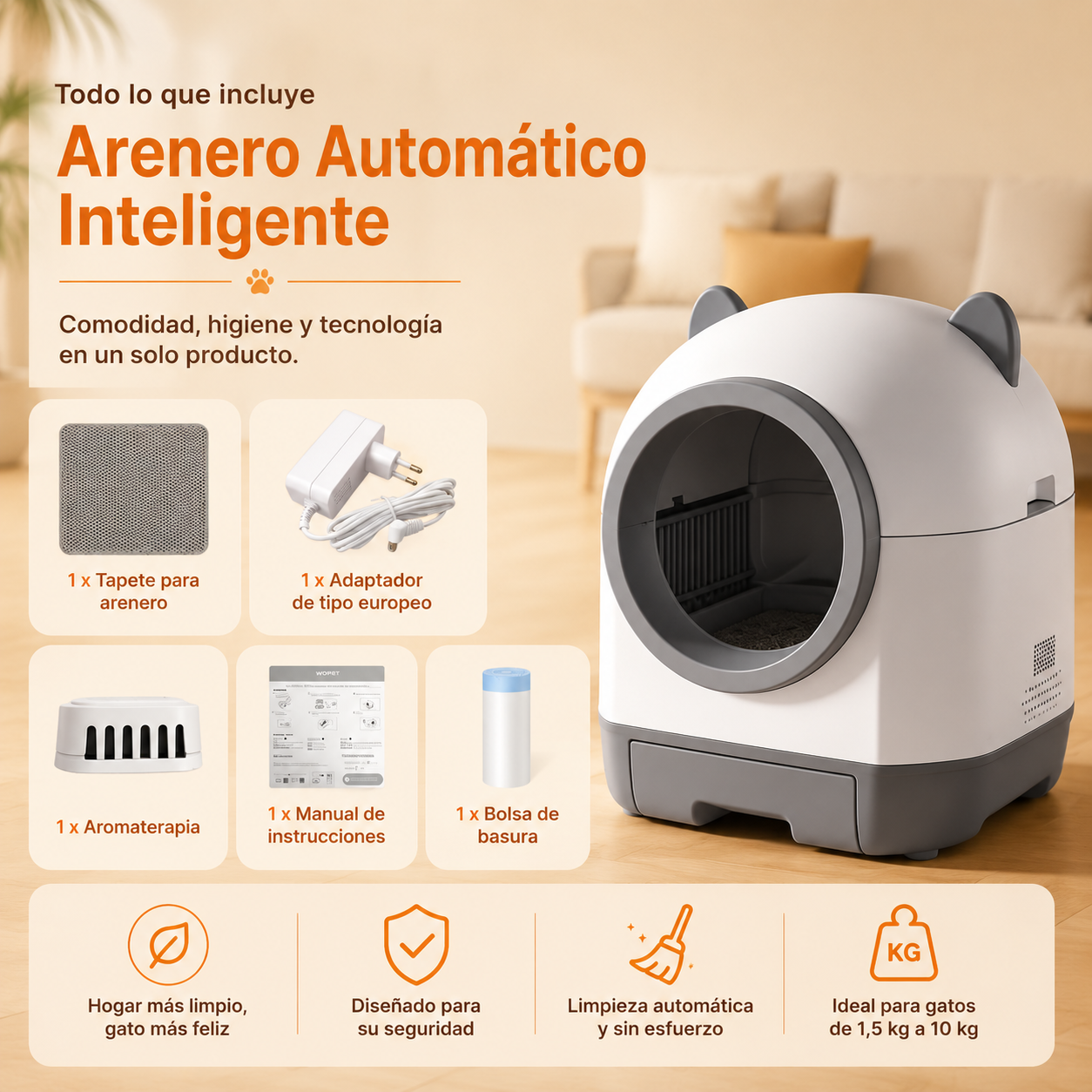 Arenero automatico